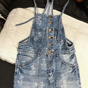 COPY - Pilcro painters denim overalls